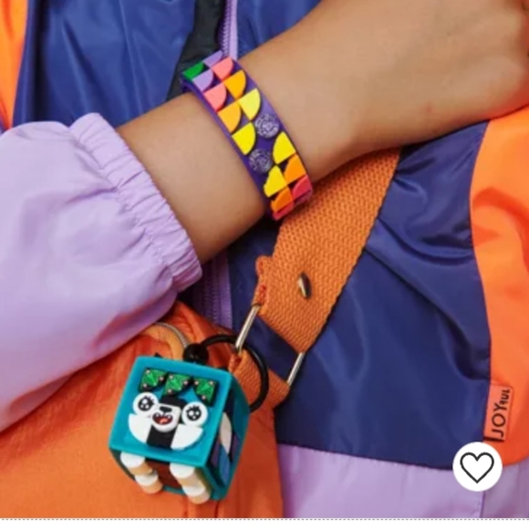 LEGO DOTS Neon Tiger Bracelet & Bag Tag 41945 DIY Craft Kit Bundle; 188pcs - Picture 4 of 6